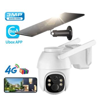 Boss Cam PT Solar 2MP Camera With Wifi